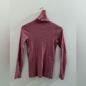 Misha & Puff Antique Rose Pima Cotton Turtleneck